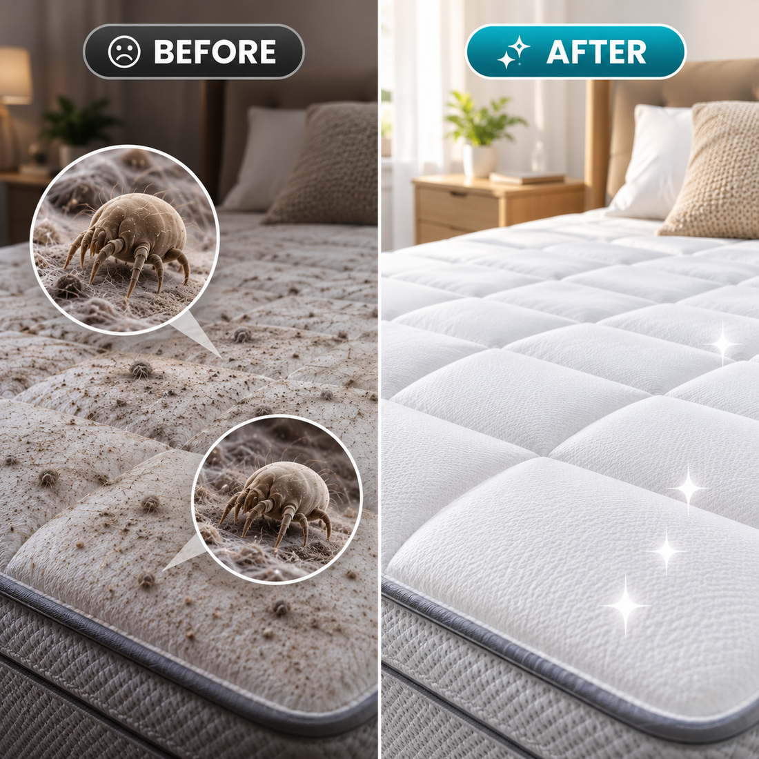 How to Remove Dust Mites from Your Mattress Naturally
