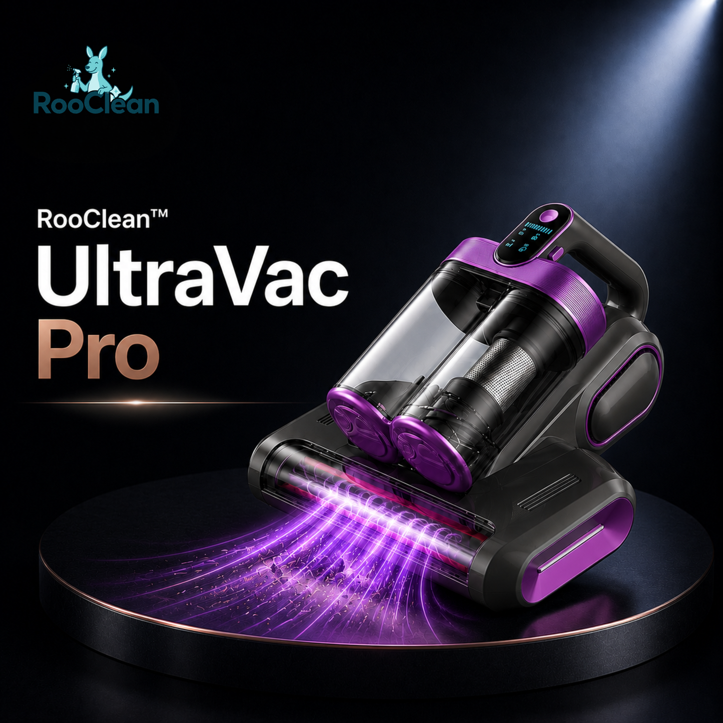 RooClean™ UltraVac Pro – UV Mattress Vacuum Cleaner