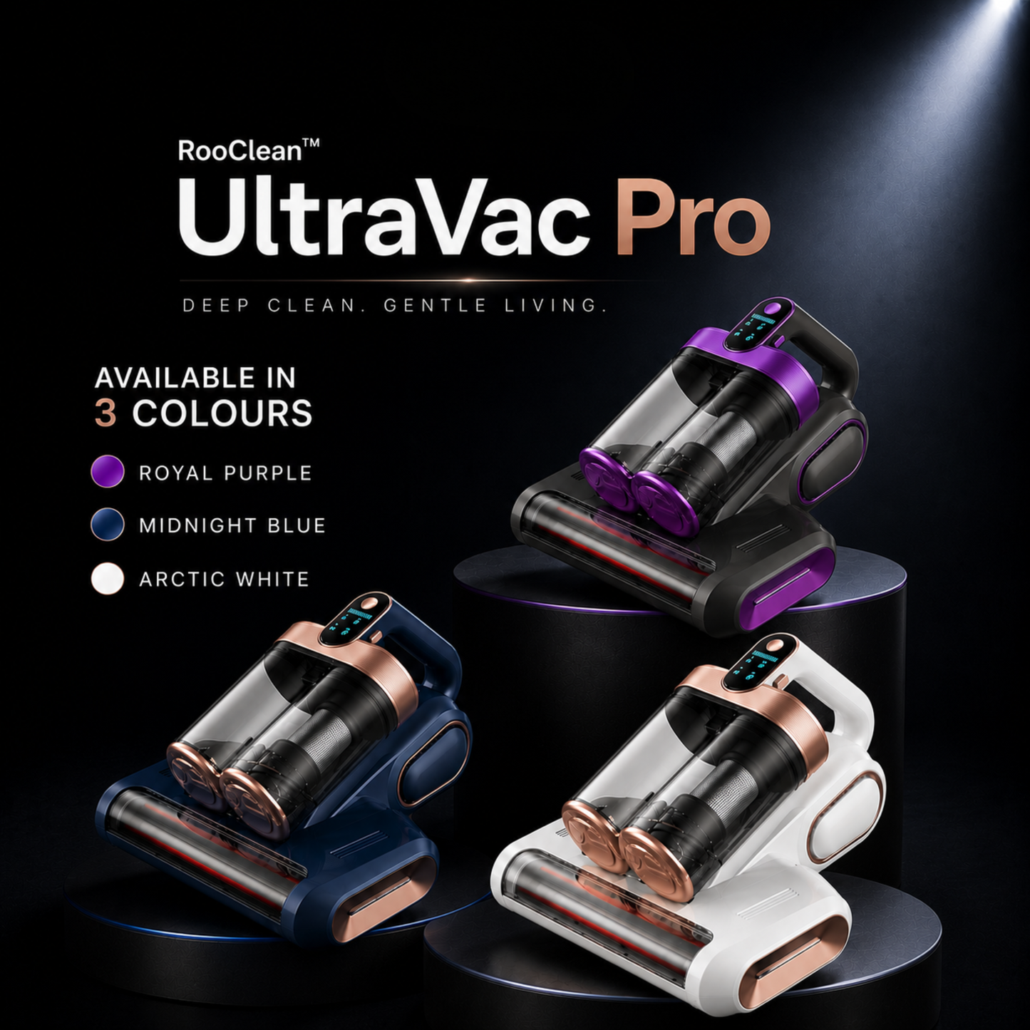 RooClean™ UltraVac Pro – UV Mattress Vacuum Cleaner